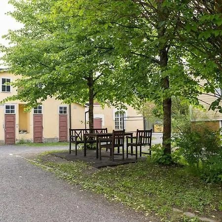 A Bright Wooden For Four Apartment Turku